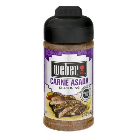 (2 Pack) Weber Seasoning Carne Asada, 5.25 OZ (Best Way To Grill Carne Asada)