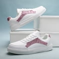 thumbnail image 5 of YLYL Sneakers for Women Men with Sequin-Embroidered Low Top Lace up Comfortable Casual Slip on Walking Shoes, 5 of 7