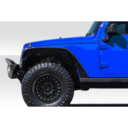 2007-2018 Jeep Wrangler JK Duraflex Rugged Front Fenders - 2 Piece