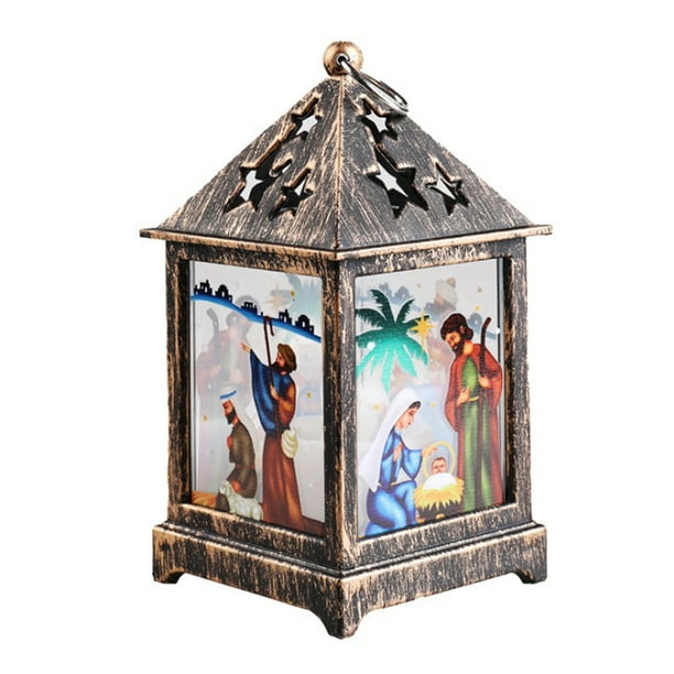 Navidad Papá Noel Luz Led Adornos De Péndulo Creativos Decoración Del Hogar De Vacaciones Luz De Noche Pequeña Advancent HA040437-02