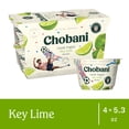 thumbnail image 2 of Chobani Low-Fat Greek Yogurt Key Lime Blended 5.3oz 4PK, 2 of 13