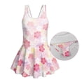 thumbnail image 6 of Tutolipy Girls One Piece Swimsuit, Sleeveless Bathing Suit, Skirt Quick Dry Girls One Piece Swimsuit with Skirt Bottom for Water Play Size 3-4 Years, 6 of 8