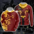 thumbnail image 2 of Suéter con capucha y manga larga de cuello redondo para hombre y mujer de Harry Potter Hogwarts House Gryffindor Slytherin Ravenclaw Hufflepuff, 2 of 5