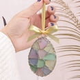 thumbnail image 4 of Multicolor Sea Glass Pendant Decoration,Recycled Hanging Ornament with Unique Coastal Style for Birthday Holiday Housewarming Gift,Thoughtful Home Decoration for Window Wall Display-Multicolor, 4 of 7