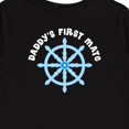 thumbnail image 4 of Inktastic Daddy's First Mate Sailing Nautical Boys Long Sleeve Toddler T-Shirt, 4 of 5