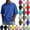 165#Beige, variant on Men's Classic Fit Short Sleeve Dual Tipped Collar Polo Shirt Gray S