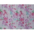 thumbnail image 2 of Zelouf Watercolor Floral Organza  , Sewing, DIY, Crafts Fabric by the Yard, White/lilac/fuchsia, 7 Yard, 2 of 2