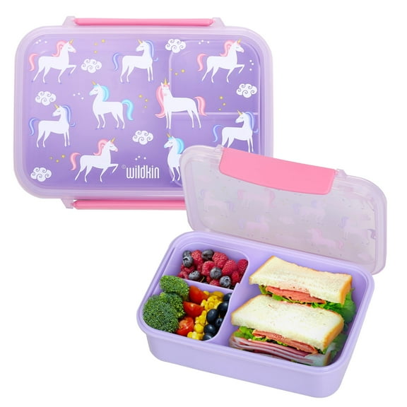 Wildkin Kids Reusable Food Container Bento Box (Unicorn)