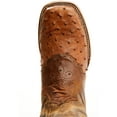 thumbnail image 6 of Dan Post Men's Exotic Full Quill Ostrich Western Boot Broad Square Toe Tan 9 D(M) US, 6 of 7