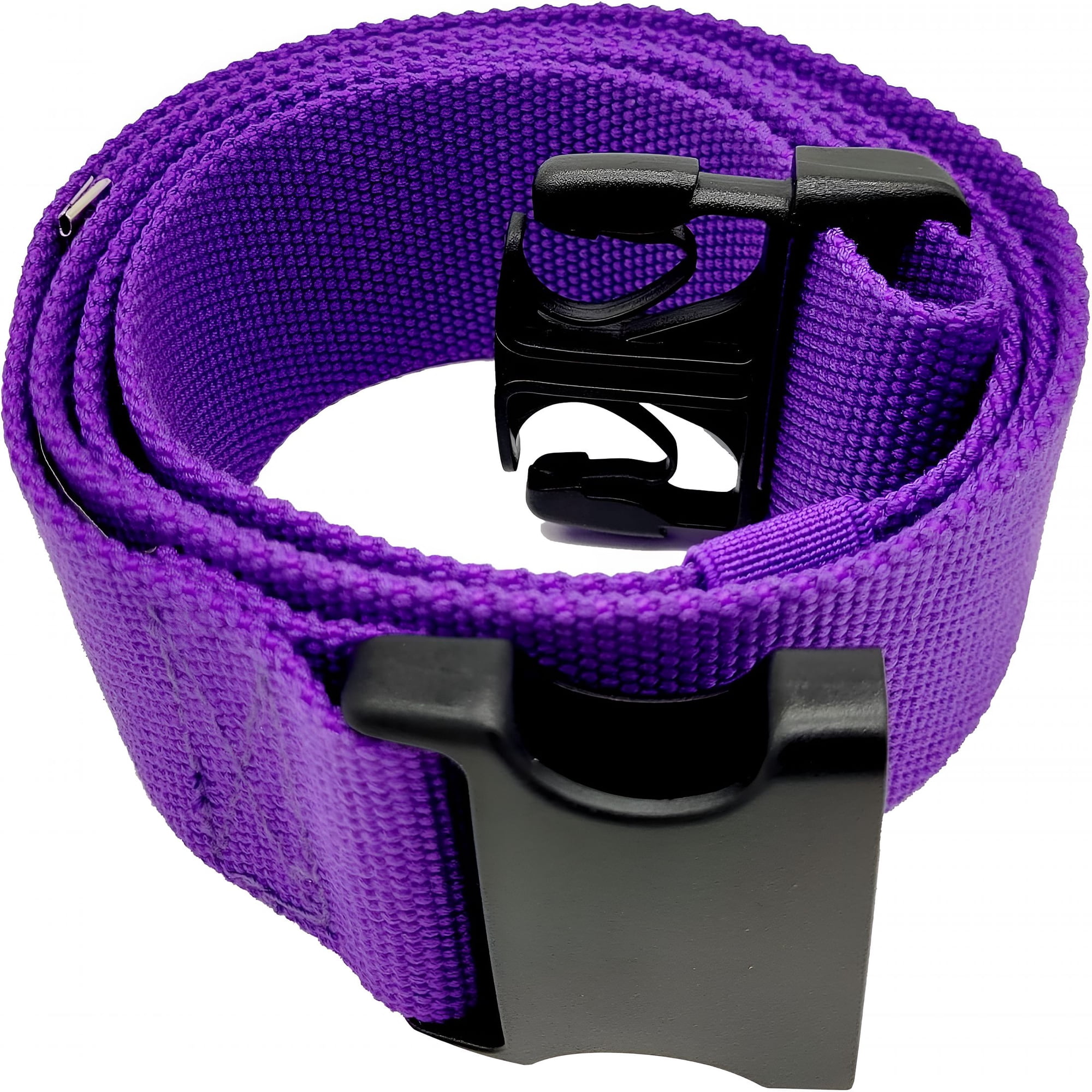 XIRQI Gait Belt with Plastic Buckle-Transfer and Walking Aid with Belt Loop Holder for Assisting Therapist,Nurse,Home Care-60"L X 2"W(Purple)