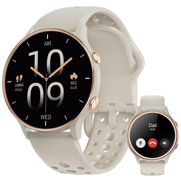 Reloj inteligente KEEPONFIT para mujer con monitor de frecuencia cardíaca y SpO2