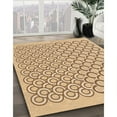 thumbnail image 2 of Ahgly Company Indoor Rectangle Patterned Cardboard Brown Gold Area Rugs, 5' x 7', 2 of 6
