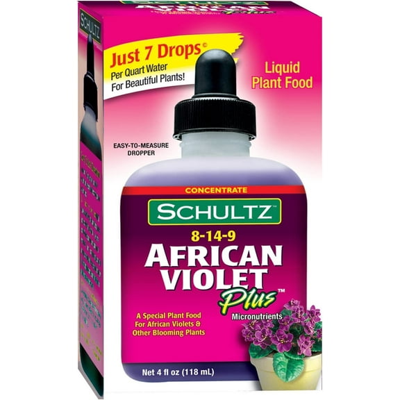 Schultz African Violet Plus Plant Food 8-14-9, 4 fl oz. 1061