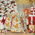 thumbnail image 6 of KLL Whimsical Fox Floral Garden for Christmas Gift Bag,Holiday Bags for Gifts Christmas Bags & Drawstring Gift Pouch Reusable Holiday Gift Bags & Party Favor Bags (1 PCS)-Medium, 6 of 9