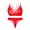 Big Red, variant on Women's Wirefree Bra and Lace Thongs Sexy Lingerie Set