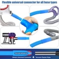 thumbnail image 2 of UHIAGREE 2 Pieces Dryer Vent Cleaner Tools Kit,Dryer Lint Brush and Vacuum Hose Attachment(Blue), 2 of 6