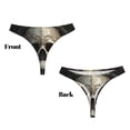 thumbnail image 3 of Fotbe Gold Pattern Skull Tanga Sin Costuras para Mujer con Estampado – Panties Invisibles, Transpirables y Cómodos para Uso Diario-Small, 3 of 6