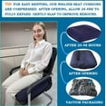 thumbnail image 5 of ANHXN Large Seat Cushion, Extra Thick Booster Seat Cushions for Office Chairs Long Sitting Office Workers, Car Drivers, Relieves Back Pain, Breathable, Anti-Slip, 5 of 5