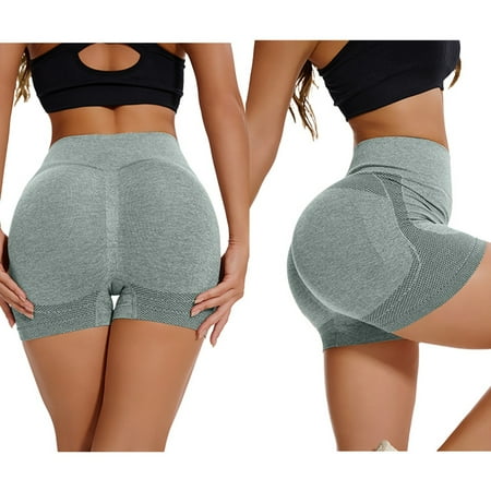 Xdegoge High Waisted Biker Shorts for Women Seamless Boyshorts Tummy Control Underwear Slimming Shapewear Shorts Panties Smooth Soft Shorts Under Skirt Shorts XXL Green Leggings Para Mujer