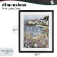 thumbnail image 4 of Stupell Industries Rustic Lodge Seaside Sailboats in Village Bay Black Framed Print Under Glass, 13 x 16, by Riley B, 4 of 8