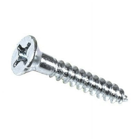 Auveco # 9568 8 X 1-3/4" Phillips Flat Head Wood Screw Zinc. Qty 100.