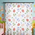 thumbnail image 3 of Semi Sheer Curtains Polyester Printed Easter Eggs 1 Panel 183X132 Cm Window Treatment for Spring Festival Party Decor, 3 of 7
