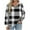 White, variant on ZUKMRJPC Womens Long Sleeve Shirts Vintage Plaid Casual V Neck Lightweight Pullover Tops Fall Fashion Loose Basic Cotton Tees