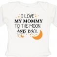 thumbnail image 4 of Inktastic I Love My Mommy to the Moon and Back Boys or Girls Long Sleeve Baby Bodysuit, 4 of 5