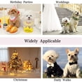 thumbnail image 4 of MAMORE Princess Dog Dress, Puppy Wedding & Birthday Party Outfit, Formal Pet Apparel(Pink Black,L), 4 of 7