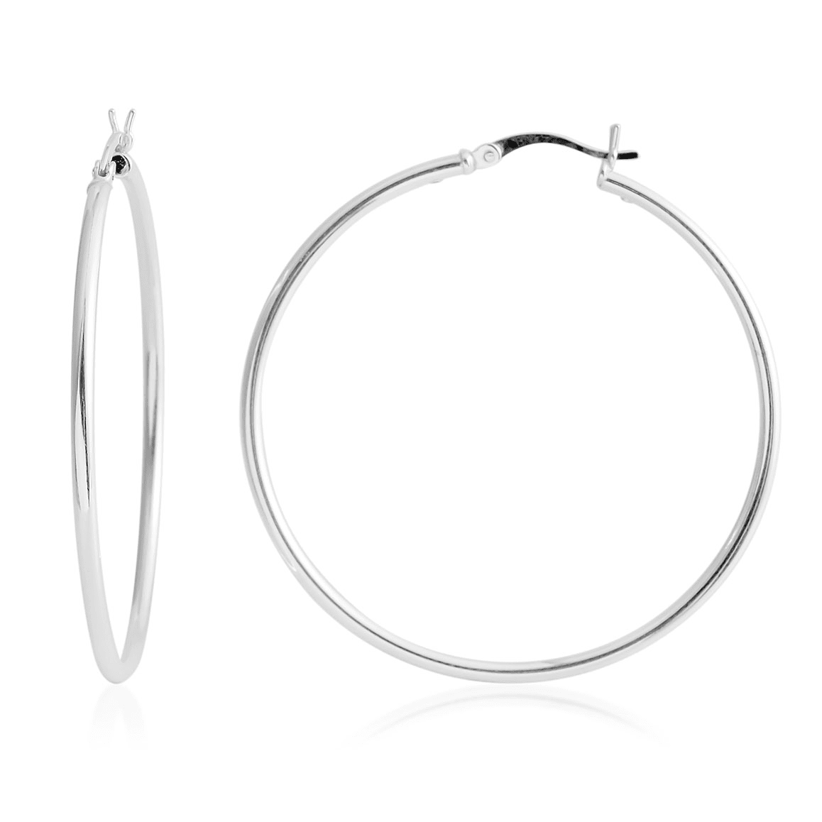 QZH Silver Hoop Earrings for Women,Stylish Simplicity's Pierced Ear Clip  Metal Square Love Letter Hook Pendant Earrings Ear Jewelry/D
