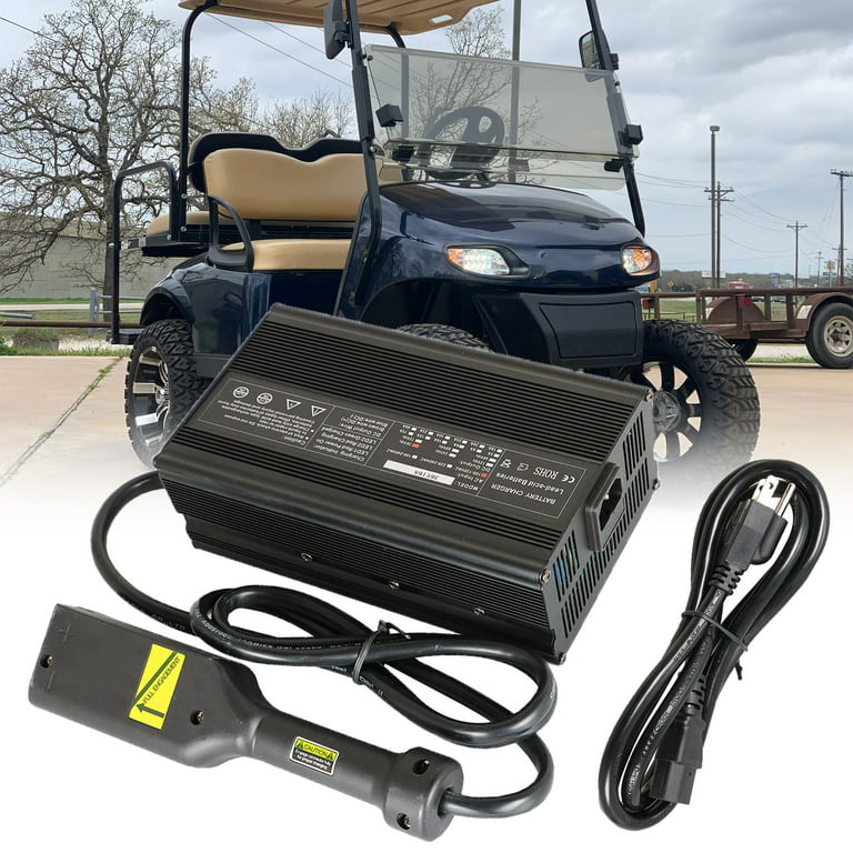 Genrics Golf Cart Battery Charger 36V 16 Amp for EZ-GO, Yamaha
