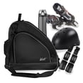thumbnail image 2 of WOLT Black Ice Skate Roller Skate Bag, Inline Skate Bag with Adjustable Shoulder Strap, 2 of 7