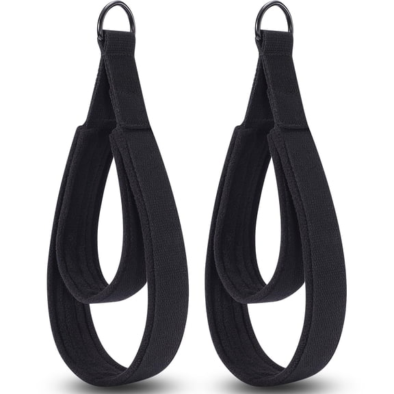 2 Pcs Pilates Straps - Double Loop Ring Straps for Reformer, Padded, Home Gym Workout Yoga exercise accessories