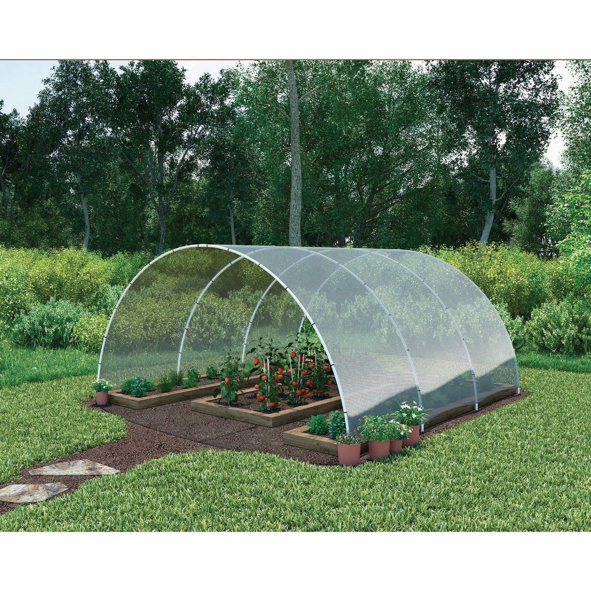 Coolaroo Shade Fabric Roll; 50% UV Block; 6'x15'; White