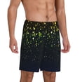 thumbnail image 2 of Sikiie Luxury golden sparkle Print Mens Pajama Shorts, Lounge Pant, Men's shorts，Sleep Pj Shorts for Men-4X-Large, 2 of 6