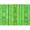 thumbnail image 1 of Ahgly Company Indoor Rectangle Abstract Green Modern Area Rugs, 2' x 4', 1 of 4