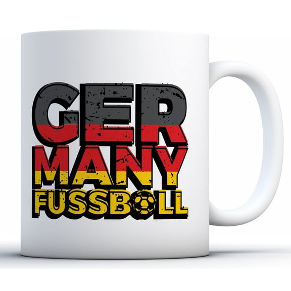 Awkward Styles Germany Fussball Coffee Mug German Soccer Mugs Soccer Gifts for Men and Women Germany Coffee Mug Gifts from Germany German Tea Cups Germany Travel Mug Amazing Germany Gifts Germany Mug