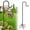 As shown#04, variant on Cadorn Rust-Proof Iron Shepherd Hook Decorative Hanger – Outdoor Garden Yard Light & Watering Can Holder with Ground Stake for Patio Decor