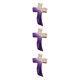 thumbnail image 3 of Monstrate Baby Shower Boda Decoración de Adorno colgante Hogar Amigable con la piel Portátil Ligero Decoración Navidad Púrpura Púrpura 3piezas Monstrate CBP186432, 3 of 6