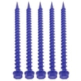 thumbnail image 3 of Shisuyan 5Pcs Plastic Tent Stakes Square Threaded Nails For Wind Resistance, 3 of 8
