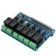 thumbnail image 3 of Placa de expansión de relé para Raspberry Pi, módulo optoacoplador de relé RPi de 6 canales, escudos de relé diseñados con precisión, 3 of 9