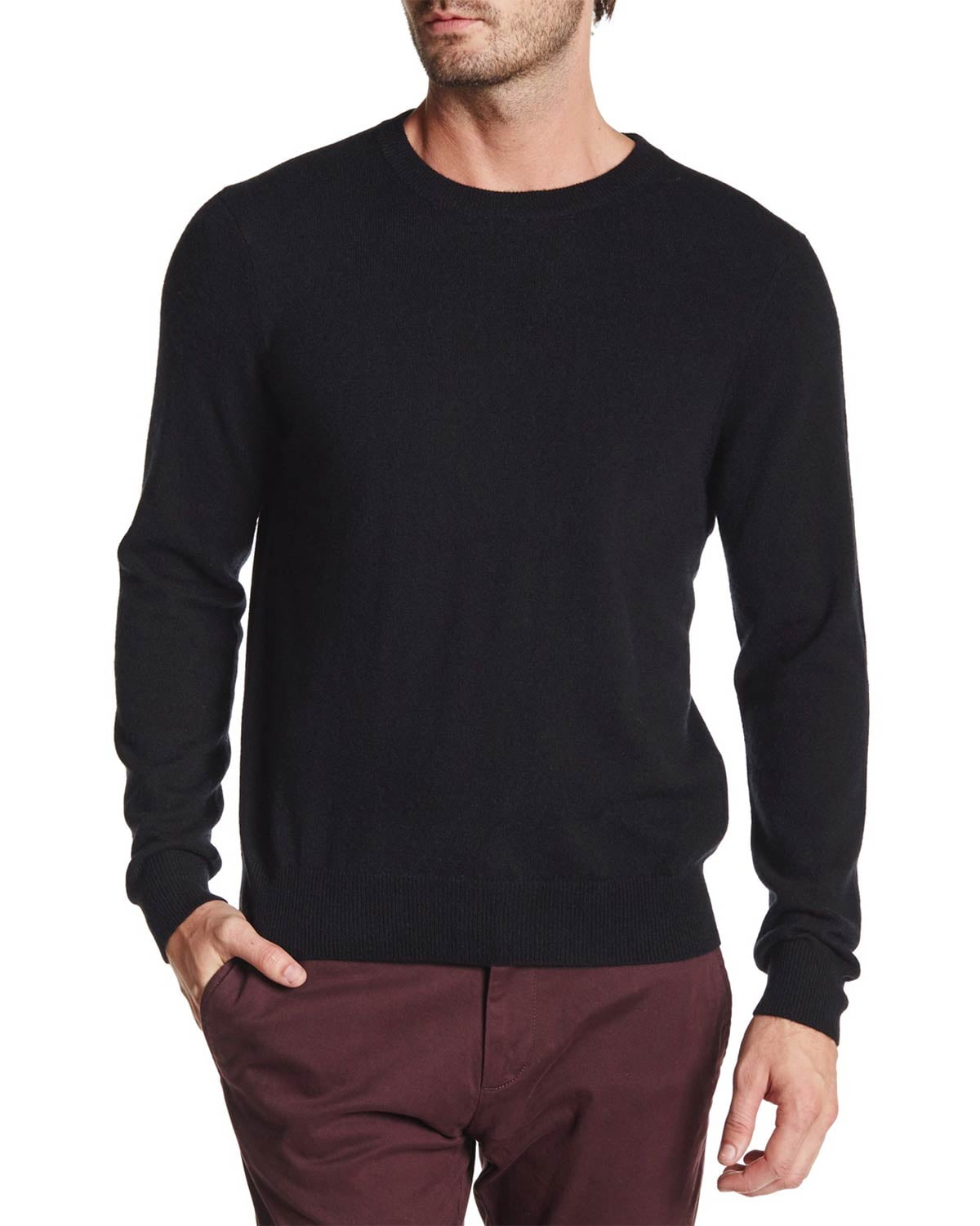 qi cashmere men's sweater