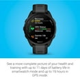 thumbnail image 4 of Garmin 010-02863-20 Forerunner 165 Smart Sport Watch, Black + Slate Gray Bundle with 2 YR CPS Enhanced Protection Pack| Official Garmin USA Dealer, 4 of 9