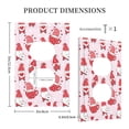 thumbnail image 3 of Disketp Valentine Gnomes Decorator Light Switch or Receptacle Outlet Wall Plate Decorator Wall Plate Child Safe Outlet Cover-Style S, 3 of 6