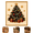 E, variant on DIY Christmas Pearl Diamond Painting Art Kit with Frame, Gemstone Pearl Bead Dots Art Craft Set, Beginner Friendly Adult DIY Project, 5 Festive Designs, Christmas Indoor Wall Decoration,1pc D