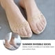 thumbnail image 3 of KAKOWELY 4 Pares De Calcetines De Encaje Invisibles Para Mujer Con Y Material, 3 of 8