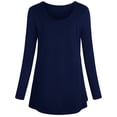 thumbnail image 2 of Tidyack , Haut de Maternité, Mélange de Coton Doux, Coupe Extensible + Tissu Respirant, Manches Longues à Col Rond, pour Nouvelles Mamans, Compatible Allaitement, Tenue Quotidienne Confortable, Vêtements de Grossesse, Taille P-3TG, 2 of 9