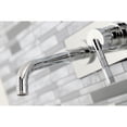 thumbnail image 4 of Kingston Brass KS8111CTL Single-Handle Wall Mount Bathroom Faucet, Polished Chrome, 4 of 5