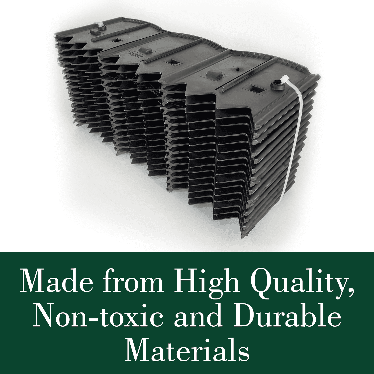 Dalen HammerEdge Pound in Edging - 16 Durable Interlocking Pieces -18 feet of Coverage - Made in USA - Easy to Install - 1 Pack