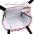 thumbnail image 6 of FORMRS Womens Canvas Tote Bag with Zipper Inner Pocket Shoulder Handbag, Strawberry Bliss, 6 of 7